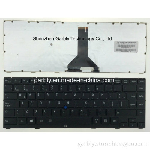 SP/LA Laptop Keyboard for Toshiba (R800, R830, K03B, K05B. K08B)